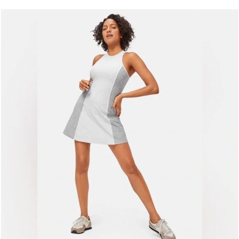 Outdoor Voices Athena Dress Dove/Ash‎ Gray Color Size Medium